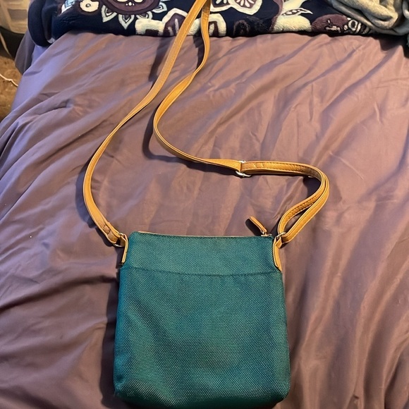 Multi Sac Green Crossbody Shoulder Bag Purse - Picture 4 of 7
